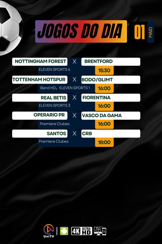 jogos do dia UniTV